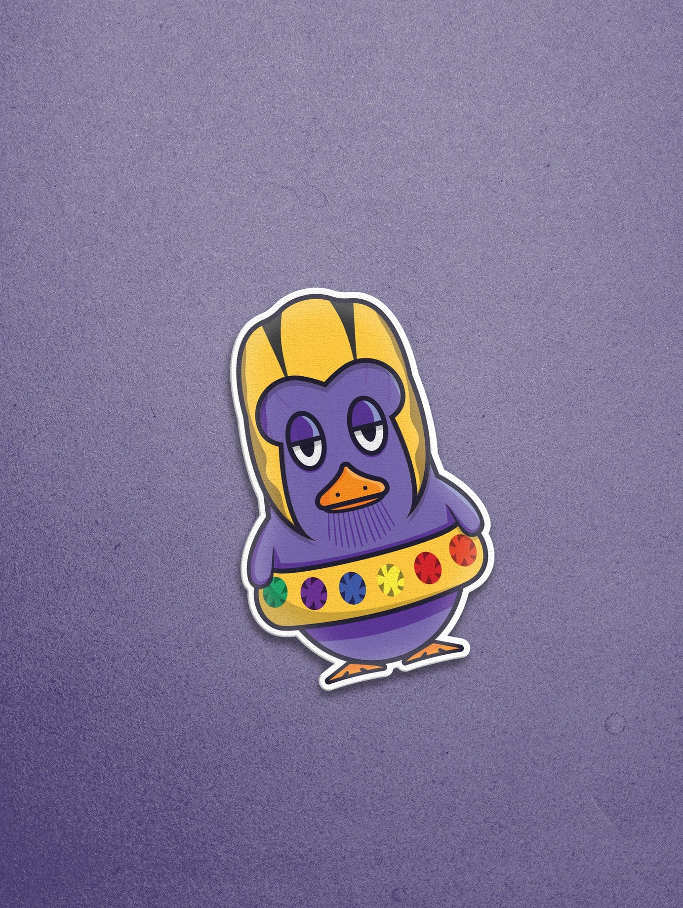 Thanos Sticker - Lazybut