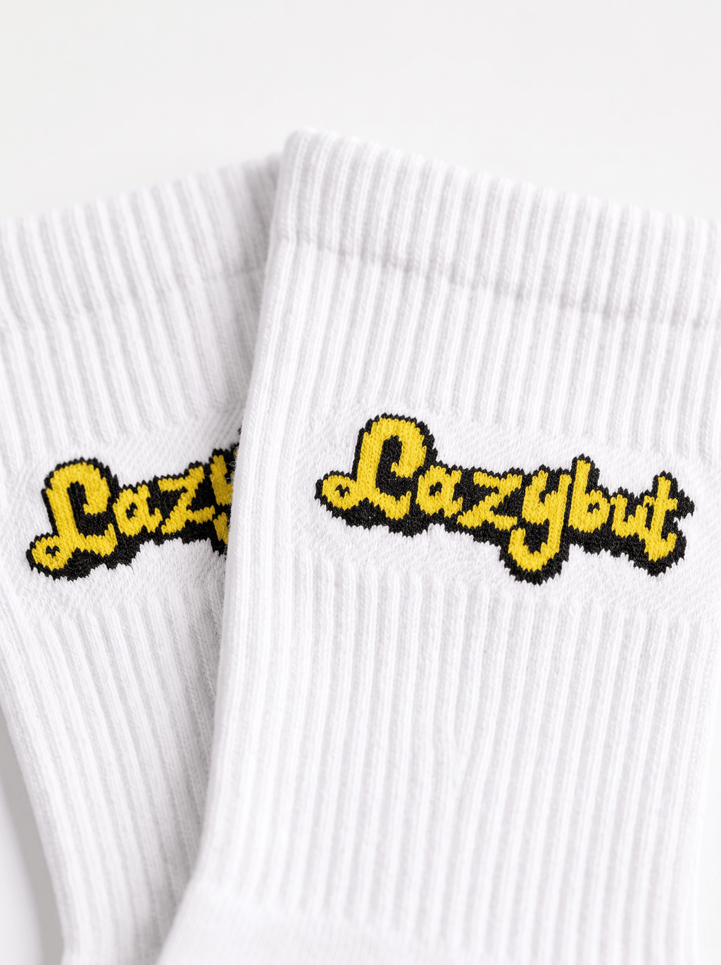 White Lazybut Sock - Lazybut