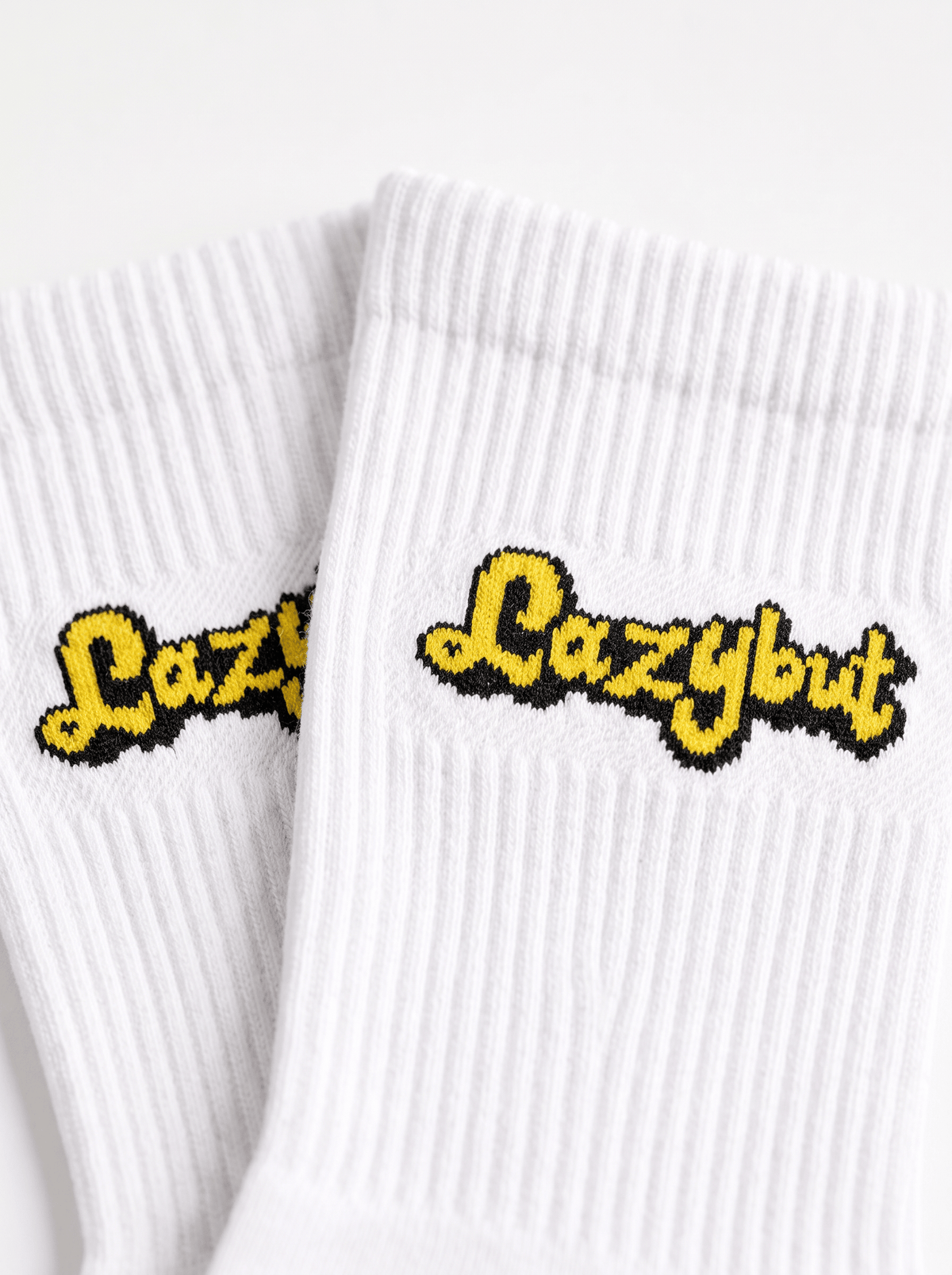 White Lazybut Sock - Lazybut