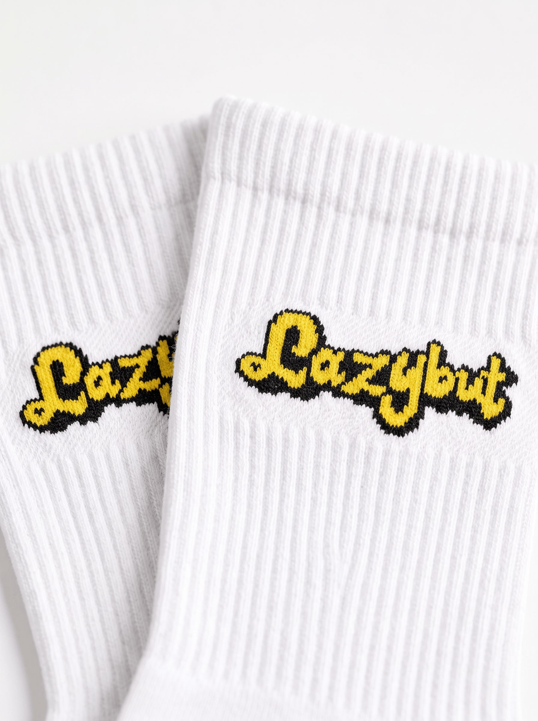 White Lazybut Sock - Lazybut