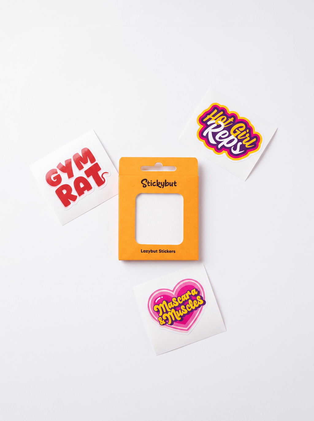 Women's Gym Sticker Pack - Lazybut